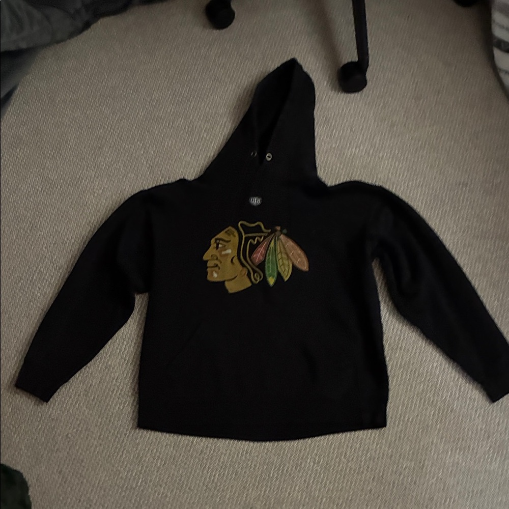 Kids Black Hoodie with Logo